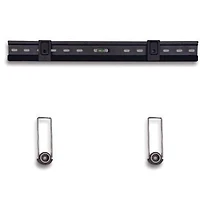 Techly 30" to 50" Ultra Slim Fixed LCD/LED TV Wall Mount VESA up to 400x400 mm Holds up to 60 kg, Black