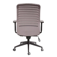 Chaise de bureau exécutive TygerClaw à dossier haut en tissu