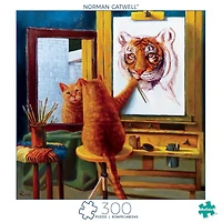 Buffalo Games Art of Play Norman Catwell 300 Piece Jigsaw Puzzle