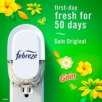 Febreze Plug In Air Freshener, Odor-Fighting Scented Oil Refill, Base Mix, 3 Refill, 77.7ML