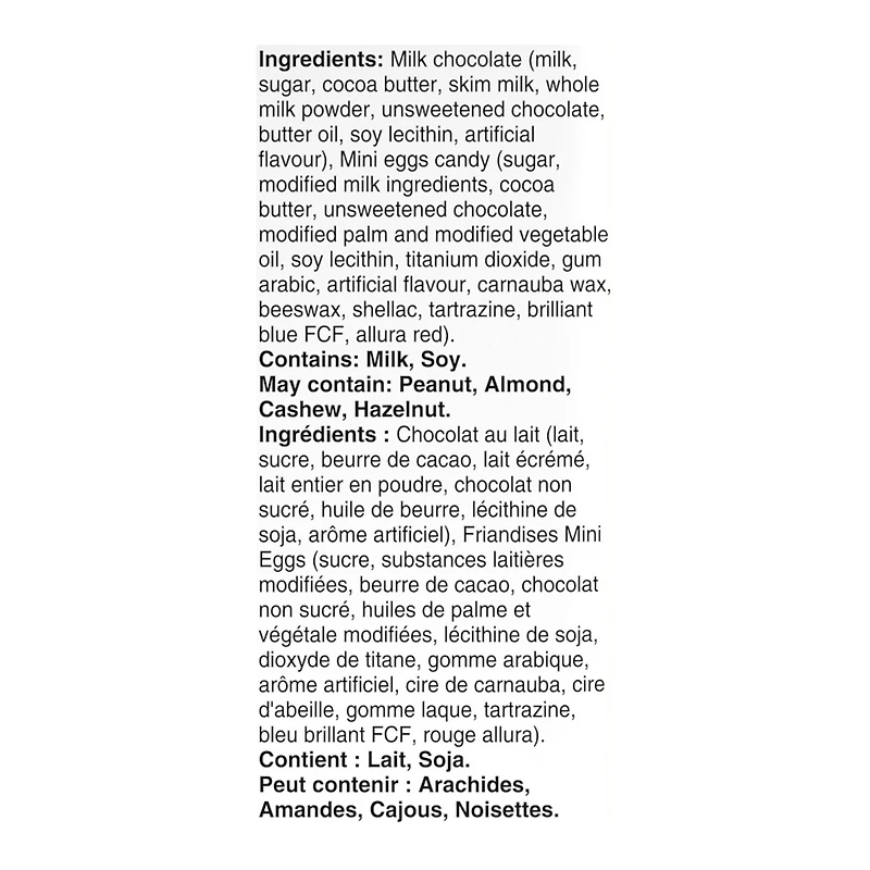 Cadbury Dairy Milk, Mini Egg Chocolatey Candy Bar