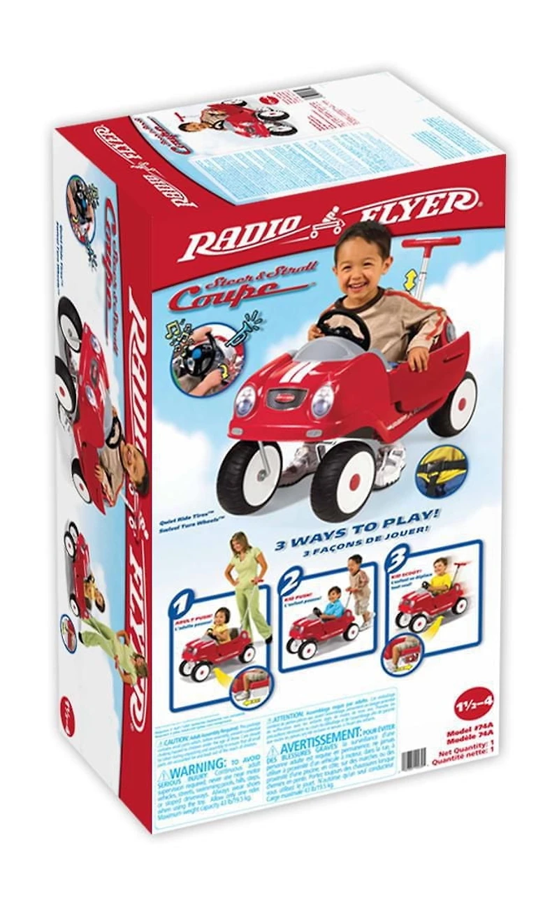 Steer & Stroll Coupe voiture intemporelle par Radio Flyer
