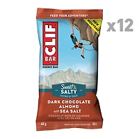Barre énergétique Bar de CLIF au chocolat noir avec sel de mer 12 x 68 g