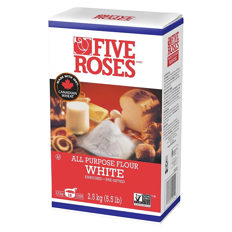Five Roses All Purpose Flour, White, 2.5kg, 2.5 kg