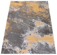 ECARPET Marble Textured Area Rug, Contemporary Carpet for Living Room, Sandstone Collection