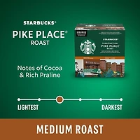 Starbucks PIKE PLACE Medium Roast Keurig K-Cup Coffee Pods 44 ct PIKE PLACE K-Cup, 44 ct