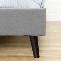 South Shore, Fusion collection, Full Complete Upholstered Bed Soft Gray