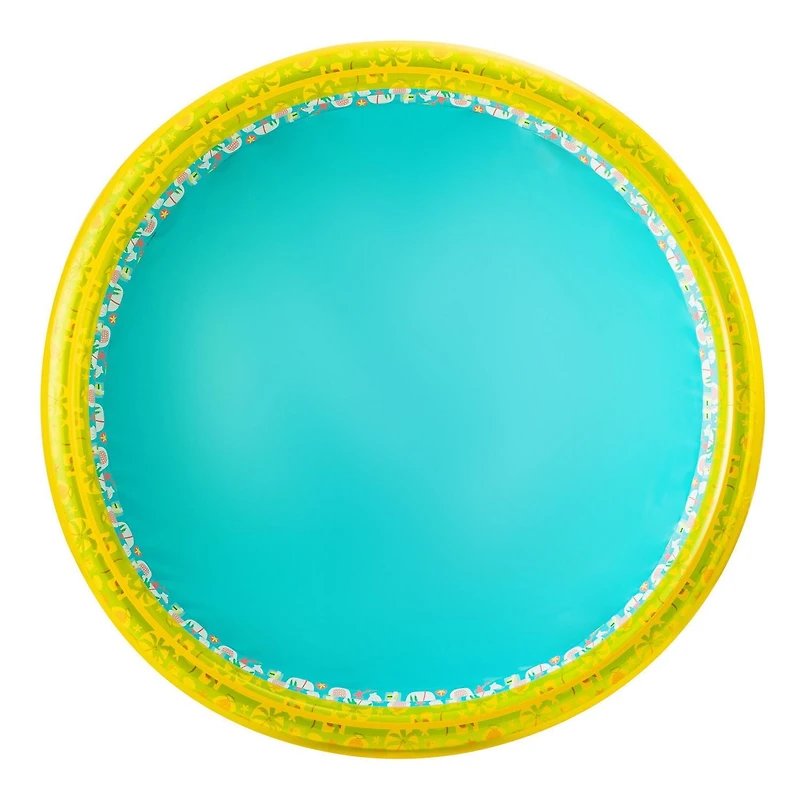 Bluescape Green Tropical 3-Ring Inflatable Swimming Pool for Kids, Round, Age 2 & up, Unisex