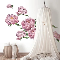 ROOMMATES LARGE PEONY PEEL & STICK GÉANTS MURAUX STICKER MURAUX LARGE PEONY