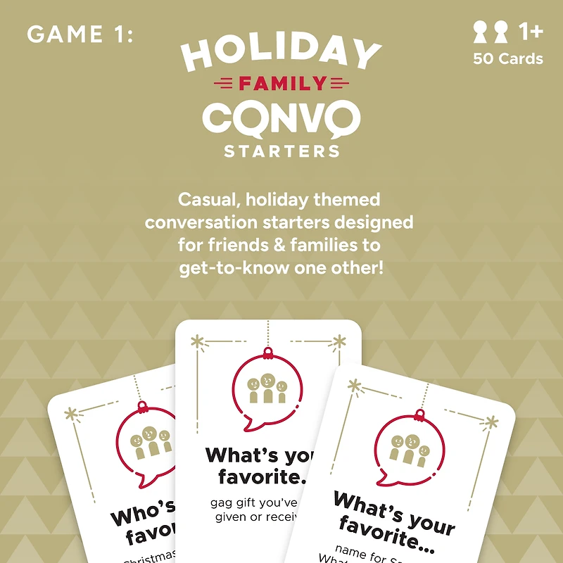 Chuckle & Roar Jeux de conversation en famille et jeux de trivia de Noël par Buffalo Games