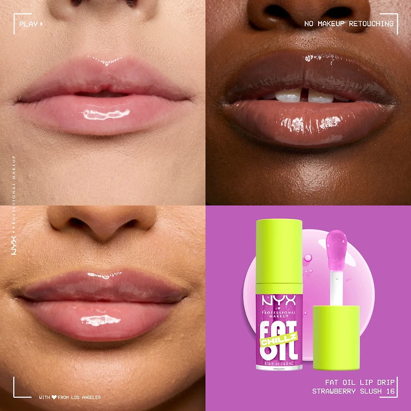 NYX PROFESSIONAL MAKEUP Fat Oil, Lip Oil, NYX PRO. MAKEUP NYX FAT OIL LIP DRIP