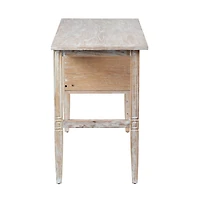 Homylin Home Office Computer Desk with 3 Drawers, 45" Wood Writing Desk, Retro Laptop Study Table Workstation, Rustic Brown