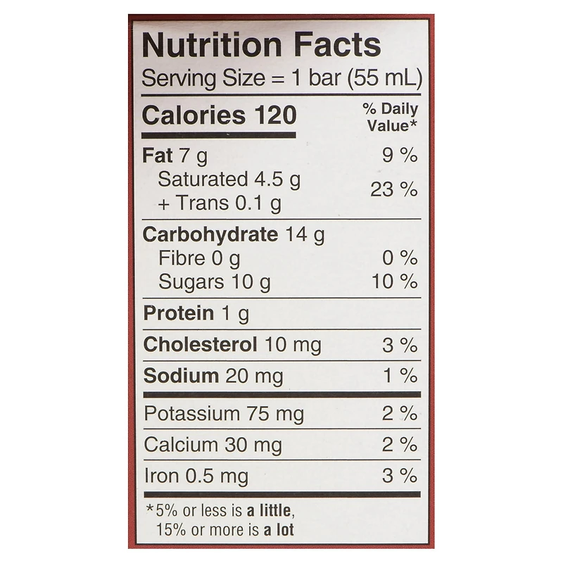 Chapman's Holiday Moments Gingerbread & Mint Ice Cream Bars in a Box, 8 x 55mL
