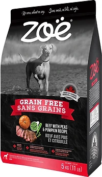 Zoë Grain Free Beef with Pumpkin and Peas Dry Dog Food