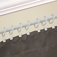 Anneaux à pince à rideaux blanche Mainstays de 2,5 cm (paquet de 7)