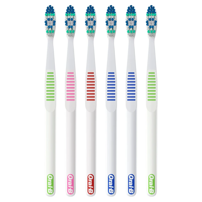 Brosses à dents Oral-B Protection contre la carie, moyenne