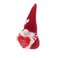 Façon de célébrer le gnome de tissu de la Saint-Valentin, rouge