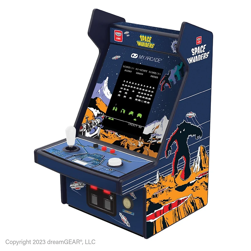 My Arcade - SPACE INVADERS Retro 6.75" Micro Player (FR) 24" L x 14" W x 12" H