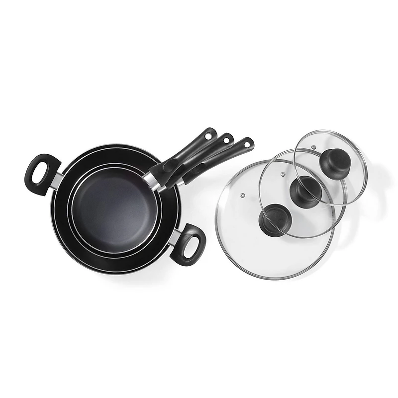 Starbasix Batterie de cuisine antiadhésive 7-pièces