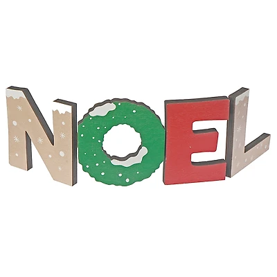 Wooden Noel Stand (Asstd) - Set of 2