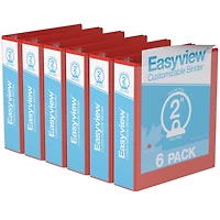 Super offre Easyview, Reliure View à anneaux ronds po, personnalisable