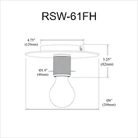 Roswell Flushmount