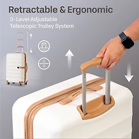 JT 28IN HARDSIDE HRT, Expandable Suitcase for Travel
