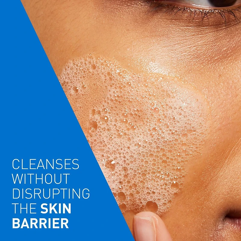 CeraVe Hydrating Foaming Oil Cleanser | Face & Body Wash with Squalane Oil, Hyaluronic Acid and Ceramides | For Dry to Very Dry Skin | 237 mL, Ideal for dry, very dry and sensitive skin