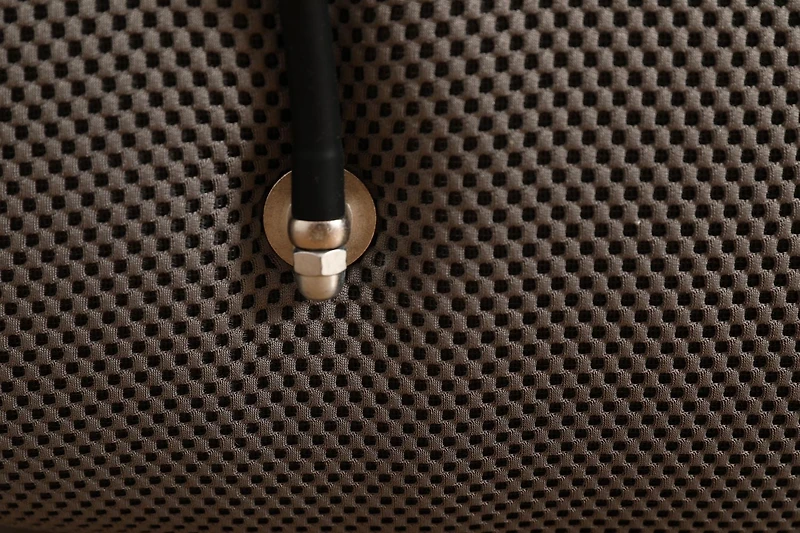 Fauteuil inclinable à bascule en tissu Ava Monaco de K-Living de avec support pour téléphone portable et poche latérale
