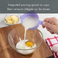 Way to Celebrate 10-Piece Measuring Cup and Spoon Set, Purple