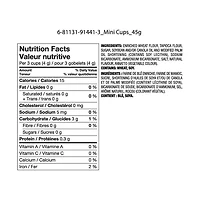 Great Value Ice Cream Mini Cups, 42 cups, 45 g