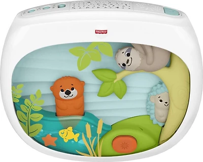Fisher-Price Settle & Sleep Projection Soother with Music, Nature Sounds and Colorful Lights, 9 Sensory Discoveries For Infants