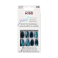 KISS Gel Fantasy Magnetic - Faux ongles - Caméléon - Cercueil - Moyen - 28 pièces KISS Gel Fantasy Magnetic