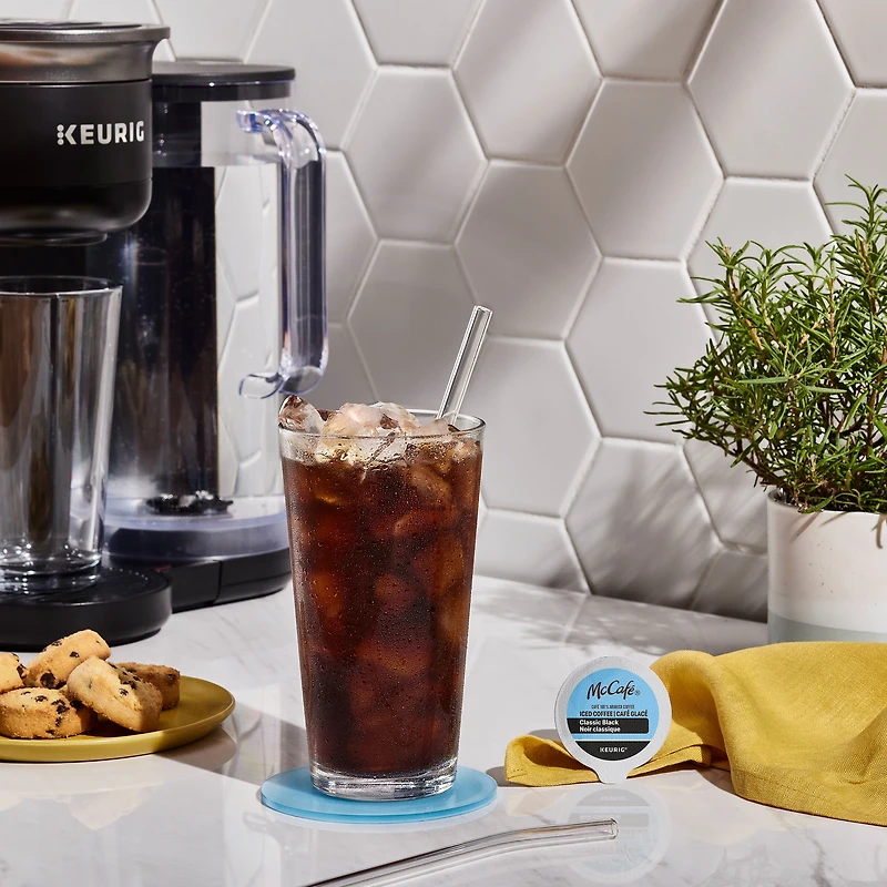 McCafé café glacé Noir classique, torréfaction foncée, capsules K-Cup. 10 unités