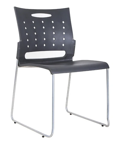 TygerClaw Mid Back Plastic Chair (4 Pack In One Order )
