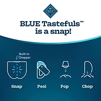 Blue Buffalo Tastefuls Spoonless Singles Wet Cat Food Paté, Chicken, 2x1.3oz