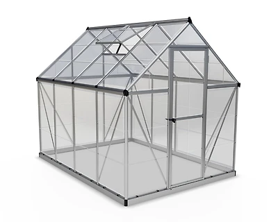 Serre Palram Harmony 6 pi x 8 pi - Argent Canopia by Palram
