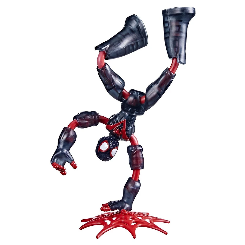 Marvel Spider-Man Bend and Flex Missions Miles Morales Mission dans l'espace, figurine flexible de 15 cm, pour enfants, à partir de 4 ans