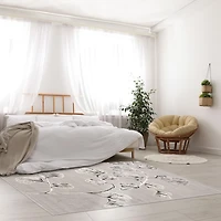 Tapis ECARPET Moderne pour Salle à Manger, Salon, Chambre Prima Gris
