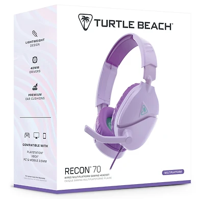 Casque gaming Turtle Beach® Recon 70 Lavande