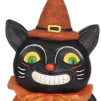 Halloween sur le thème noir CAT Table PC pour Halloween Décorations d’intérieur