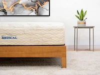 NSC Medical - Matelas lit 1 place hybride de en latex et à ressorts ensachés