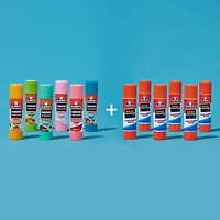 Elmer’s Scented Glue Sticks Variety Pack, Includes Disappearing Purple Glue Sticks, Safe, Nontoxic School Glue, 12 Count (6 g each)