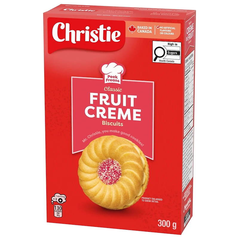 Biscuits crème de fruit de Peek Freans