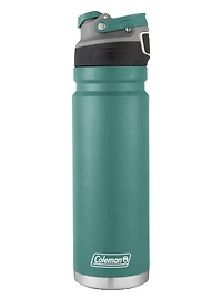 Coleman FreeFlow AUTOSEAL® 24oz Stainless Steel Water Bottle, Seafoam, 24oz/690mL, BPA Free