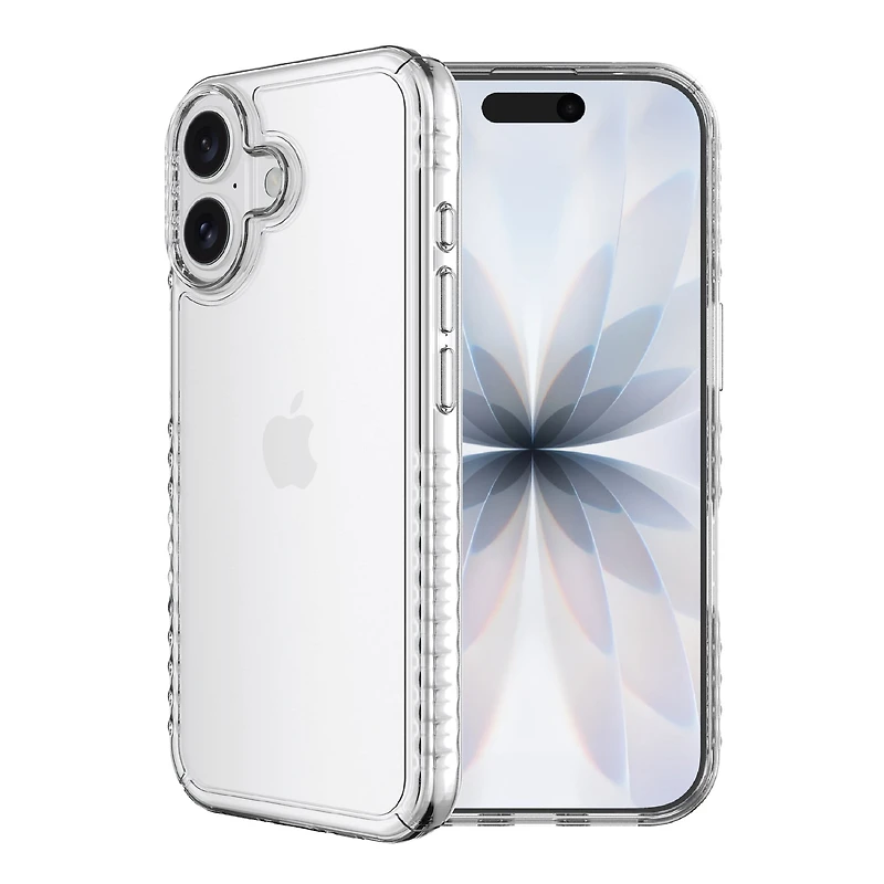 onn Protective Gel Phone Case for iPhone 17 - Clear