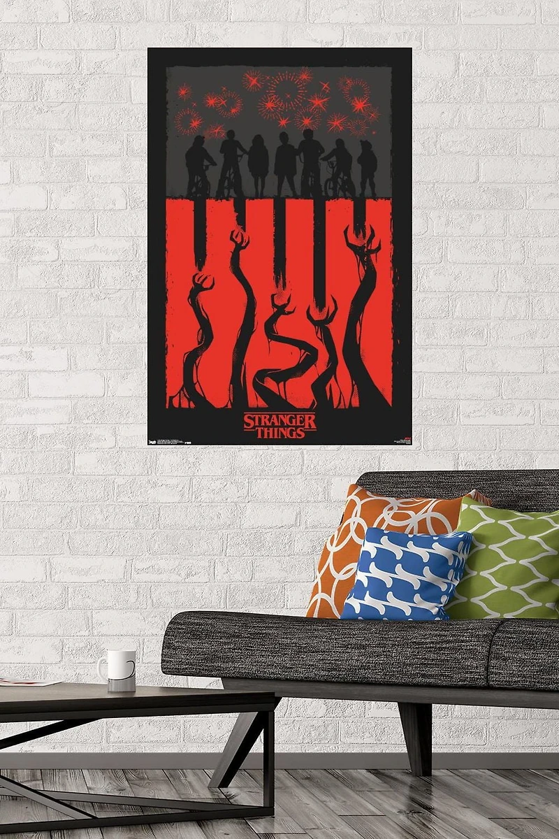 Netflix Stranger Things: Season 3 - 4Th Illustration Wall Poster