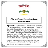 THAYERS Lemon Face Astringent with Witch Hazel and Aloe Vera formula 355mL