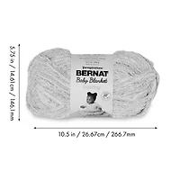 Bernat® Baby Blanket Frosting™ #6 Super Bulky Polyester Yarn, 10.5oz/300g 220 Yards, BABY BLANKET FROSTING BB YARN