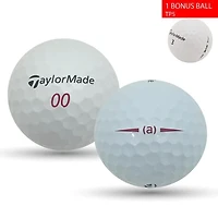 Mulligan - 60 Taylormade Project (a) 1 Bonus TP5 5A Recycled Used Golf Balls, White